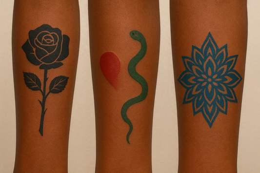 Best Tattoo Ink Colors for Dark Skin Tones