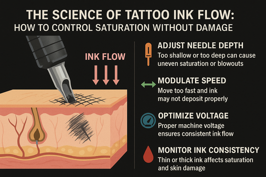 The Science of Tattoo Ink Flow: How to Control Saturation Without Damage