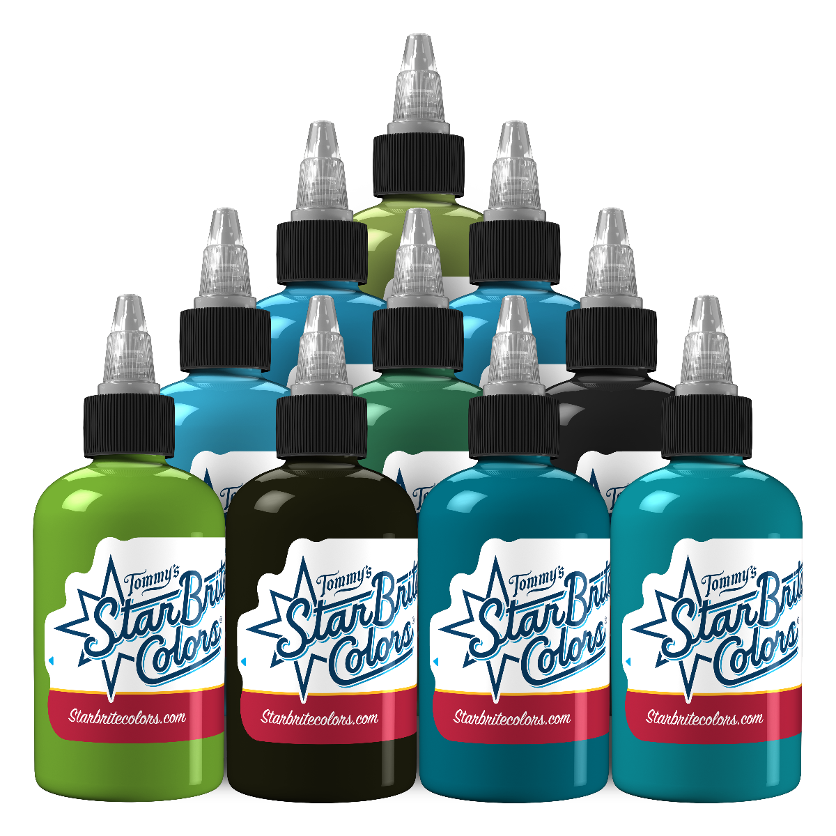 Blue Lagoon Set Tattoo Ink - StarBrite Colors