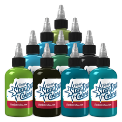 Blue Lagoon Set Tattoo Ink - StarBrite Colors