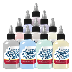 Soft Pastel Palette Set Tattoo Ink - StarBrite Colors