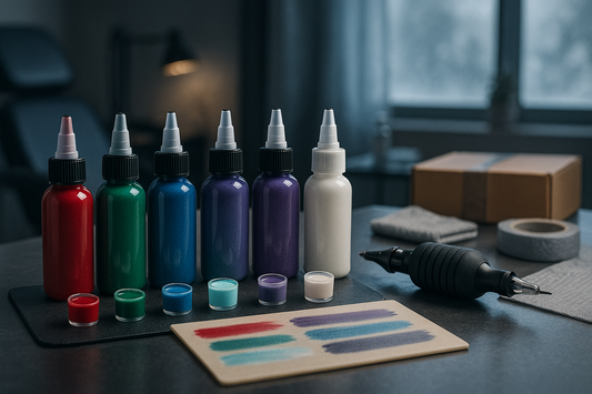 How Artists Use Holiday Red, Evergreen, and Seasonal Tattoo Colors