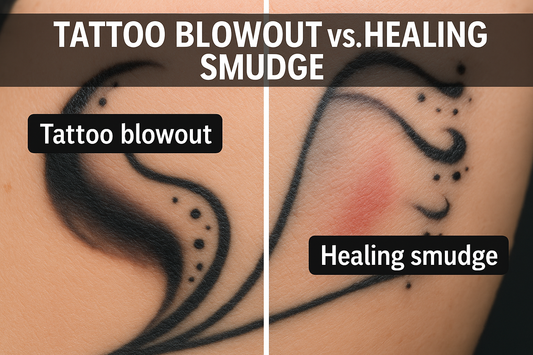 Tattoo Blowout vs. Healing Smudge: How to Tell the Difference