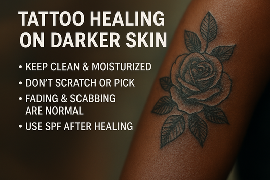 Tattoo Healing and Aftercare Tips for Darker Skin Tones