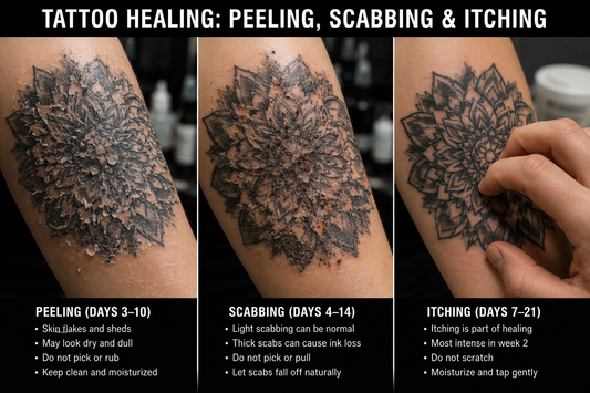 Tattoo Peeling, Scabbing and Itching: What Is Normal and What Is Not