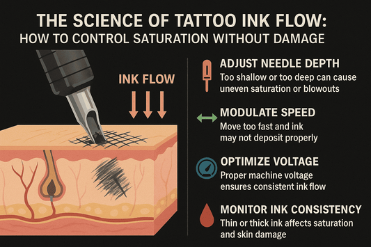 The Science of Tattoo Ink Flow: How to Control Saturation Without Damage