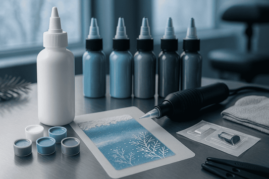 How Tattoo Artists Use White Ink for Snow, Ice, and Seasonal Effects