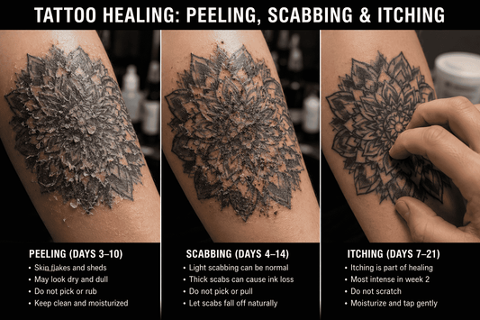 Tattoo Peeling, Scabbing and Itching: What Is Normal and What Is Not