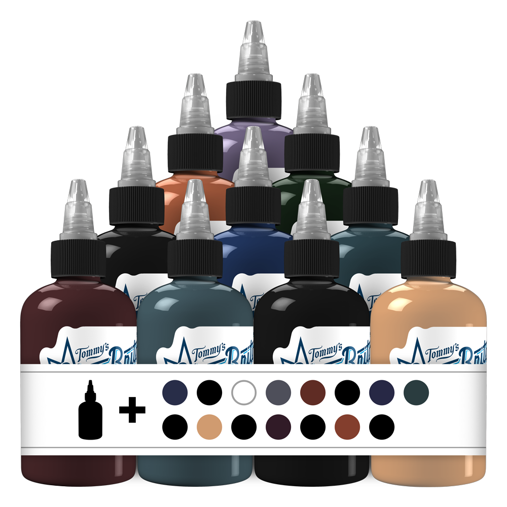 25 Essential Set 1 Tattoo Ink - StarBrite Colors